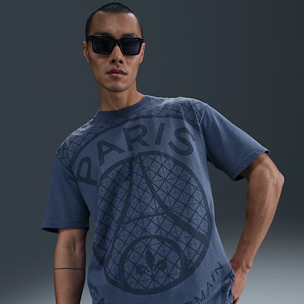 PARIS 75ERS  サッカー　ゲームシャツ　ユニフォーム　ナイキ Paris Saint-Germain Travel Nike Soccer Short-Sleeve Top